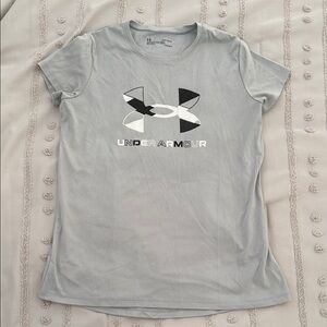 Under Armour loose fit Gray Tee with Logo